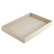 Wicker Rectangle Tray Home Decor Bodrum Cream  