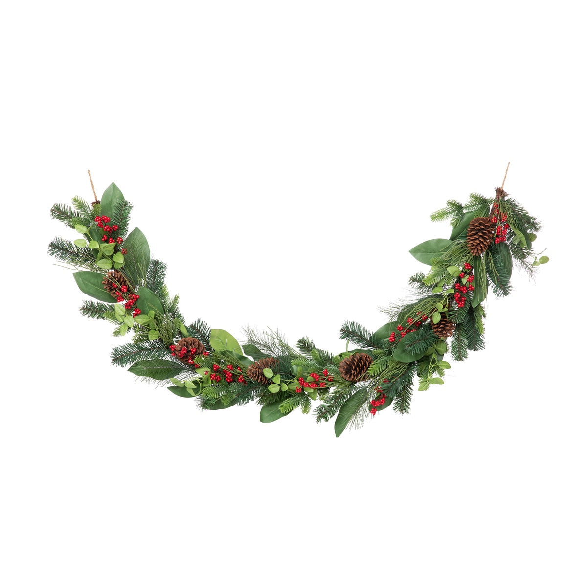 Magnolia Leaf and Winter Foliage Garland