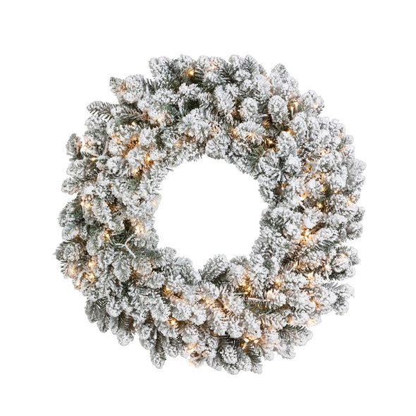 Snowy Alpine Wreath