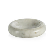 Curved Round Marble Bowl Home Decor Zodax   