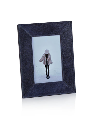 Corviglia Hair On Hide Leather Photo Frame