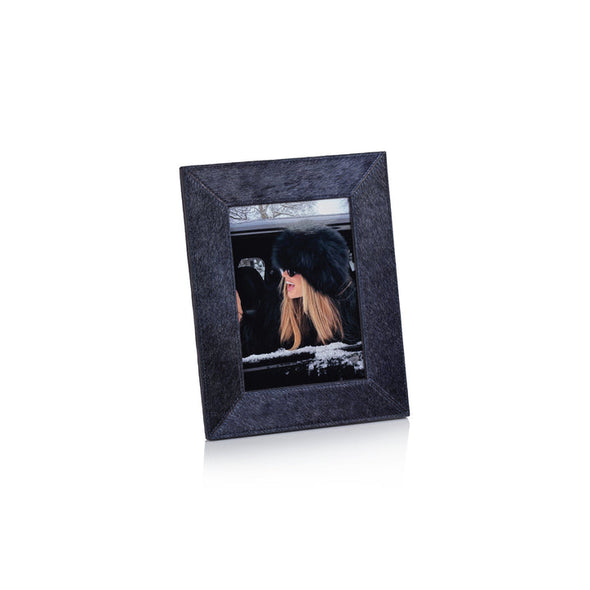 Corviglia Hair On Hide Leather Photo Frame