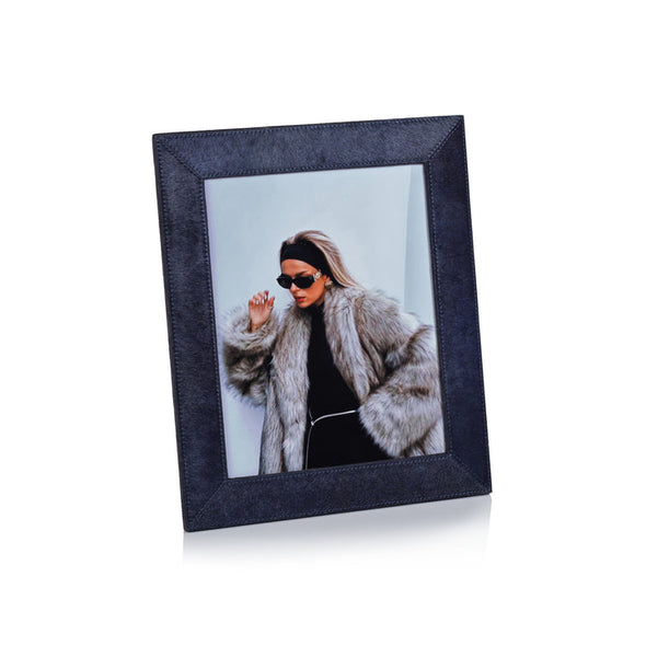 Corviglia Hair On Hide Leather Photo Frame