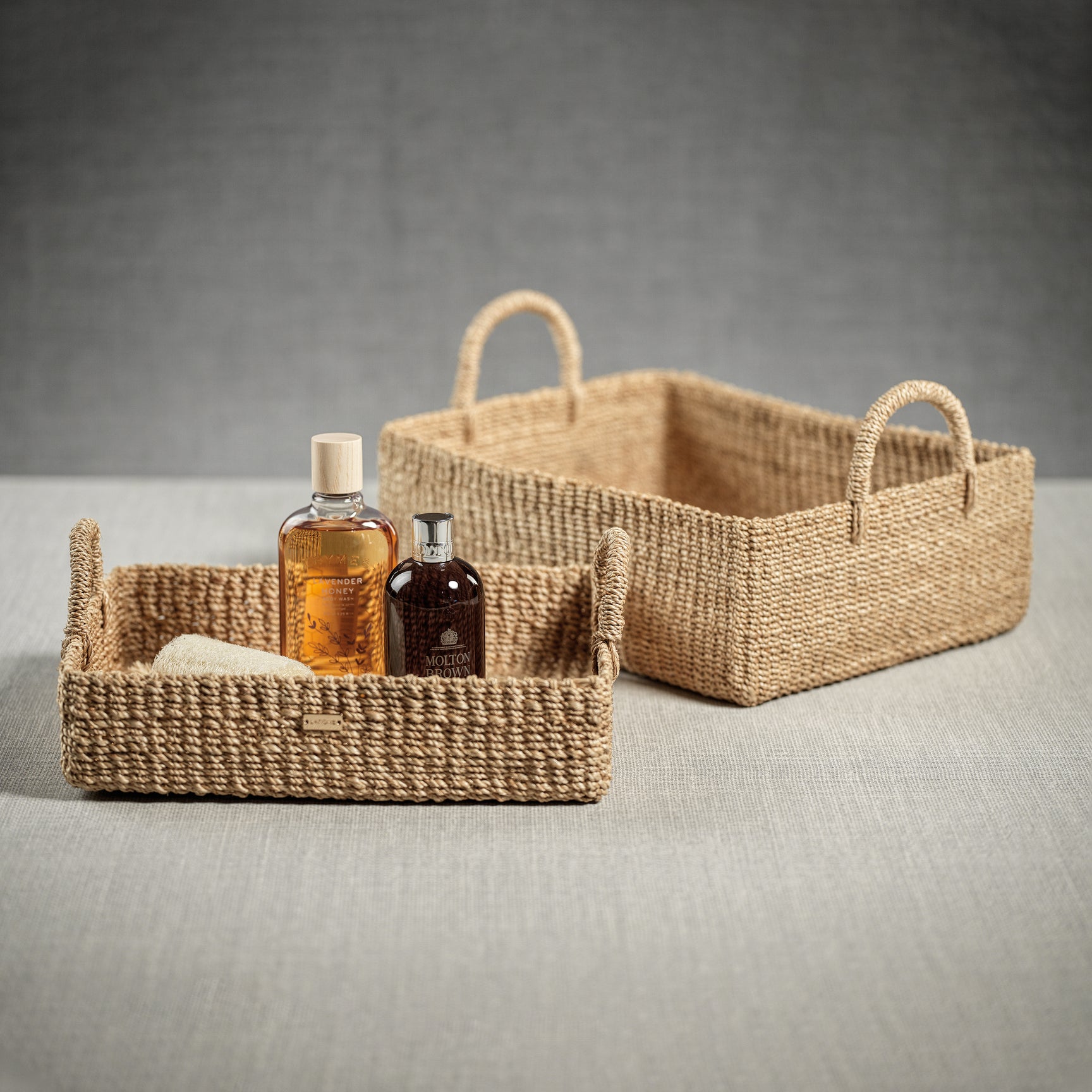 Stephanie Abaca Rectangular Tray/Basket Home Decor Zodax   