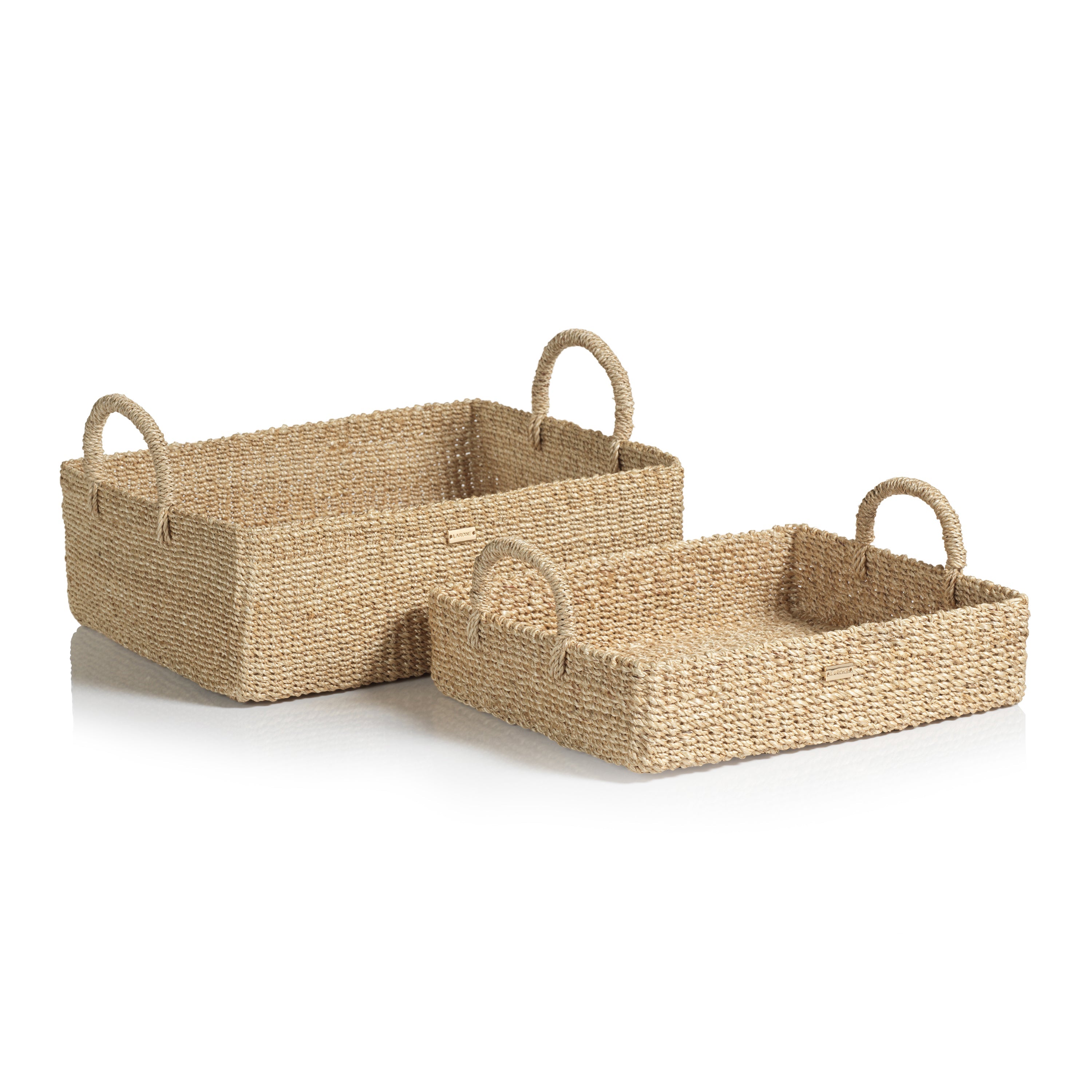 Stephanie Abaca Rectangular Tray/Basket Home Decor Zodax   