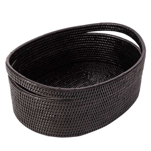Artifacts Rattan™ Oval Basket: Honey Brown