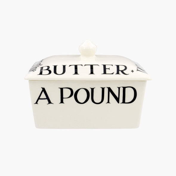 Black Toast Half a Pound Butter Dish