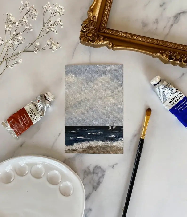 SAILBOATS #3 Art Print (framed)