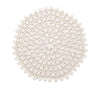 Round Bamboo Placemat in White - Kim Seybert, Inc.