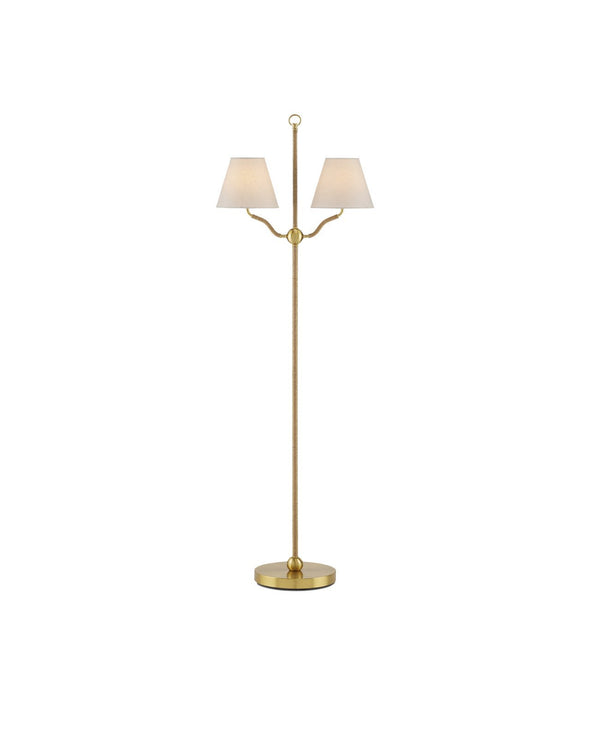 Sirocco Brass Floor Lamp