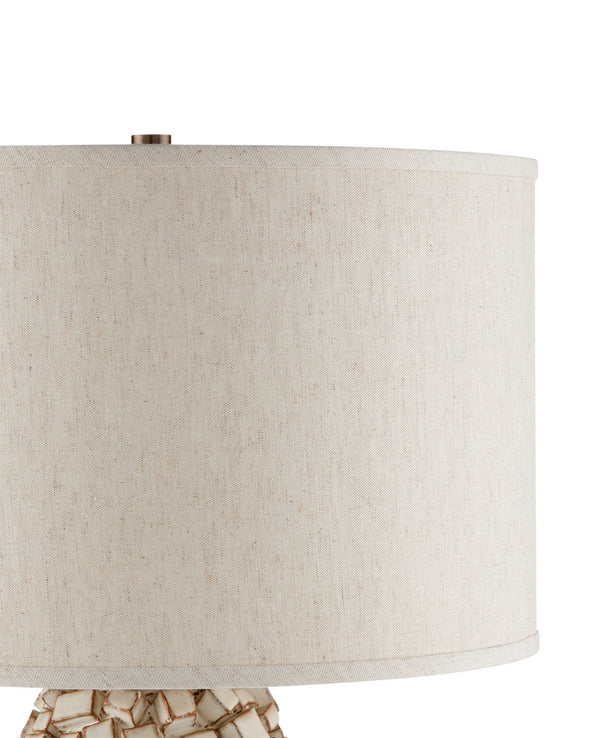 Sugar Cube Ivory Table Lamp