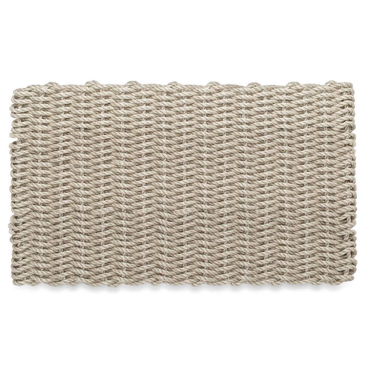 Lobster Rope Doormat: Solid Sand: 24x36