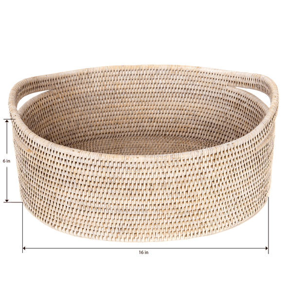Artifacts Rattan™ Oval Basket: Honey Brown