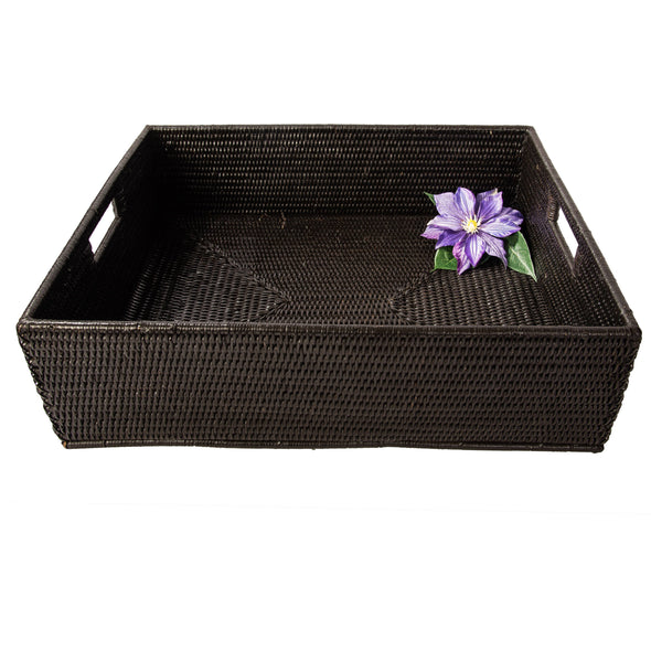 Artifacts Rattan™ Rectangular Storage Basket: Honey Brown