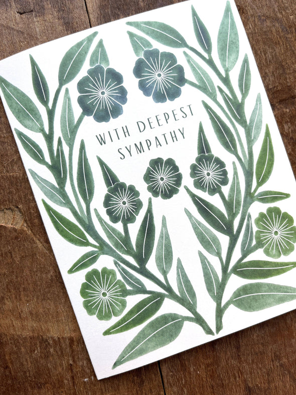 With Deepest Sympathy Greeting Card