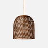 Evander Pendant Lighting Made Goods 16"D X 18"H Chestnut 