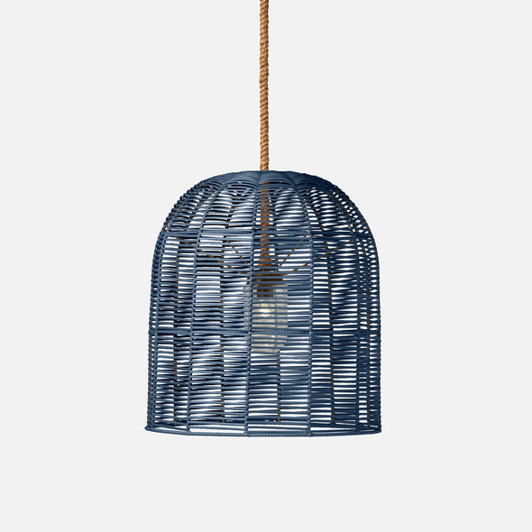 Evander Pendant Lighting Made Goods 16"D X 18"H Navy 