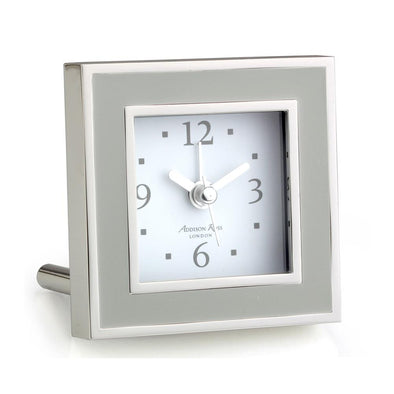 Chiffon & Silver Square Alarm Clock Home Decor Addison Ross   