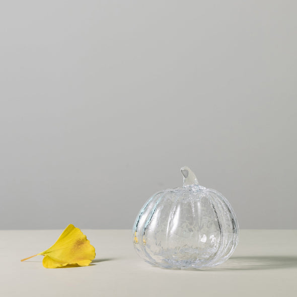 Glass Crackle Pumpkin