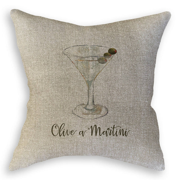 Olive A Martini Dishtowel (no words)