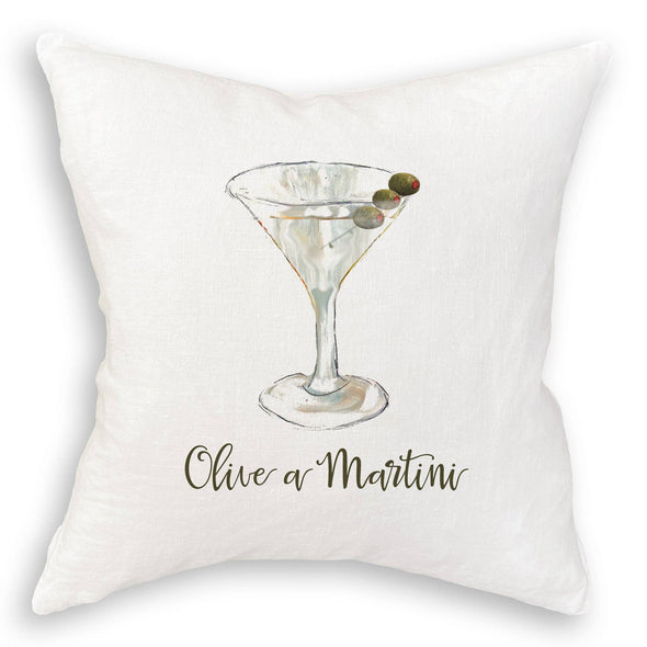 Olive A Martini Dishtowel (no words)