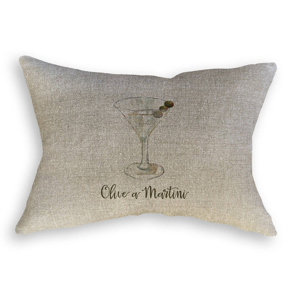 Olive A Martini Dishtowel (no words)