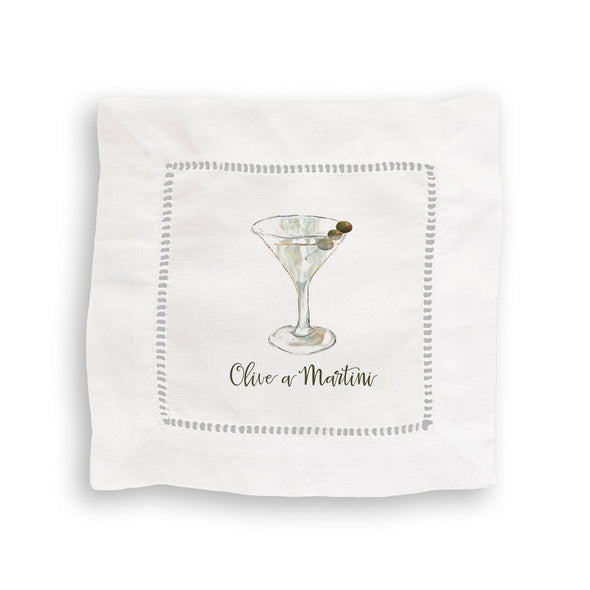 Olive A Martini Dishtowel (no words)