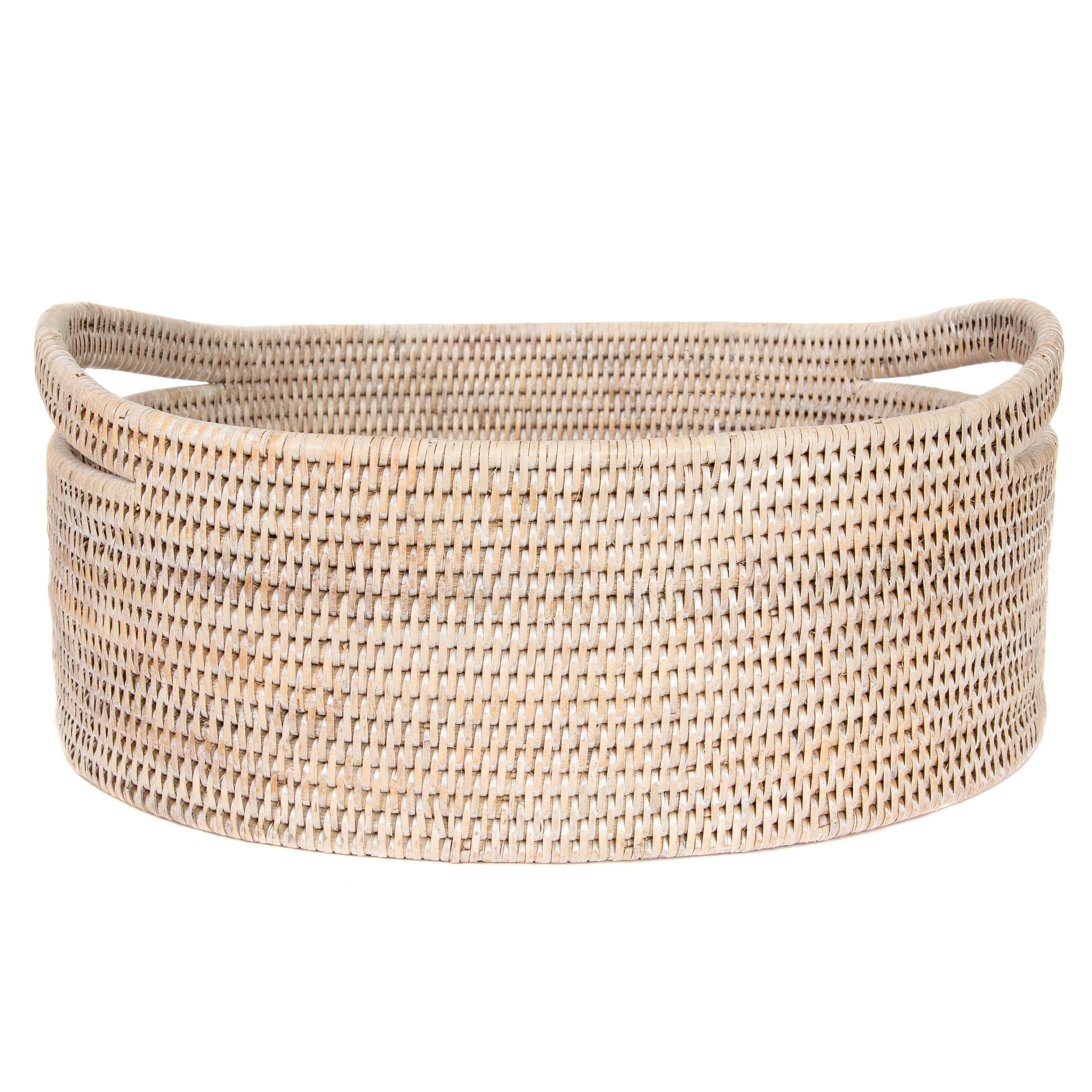 Artifacts Rattan™ Oval Basket: Honey Brown