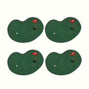 Golf Linen Cocktail Napkins - Set of 4