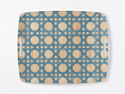 Ocean Blue Versailles XL Serving Tray with Handles