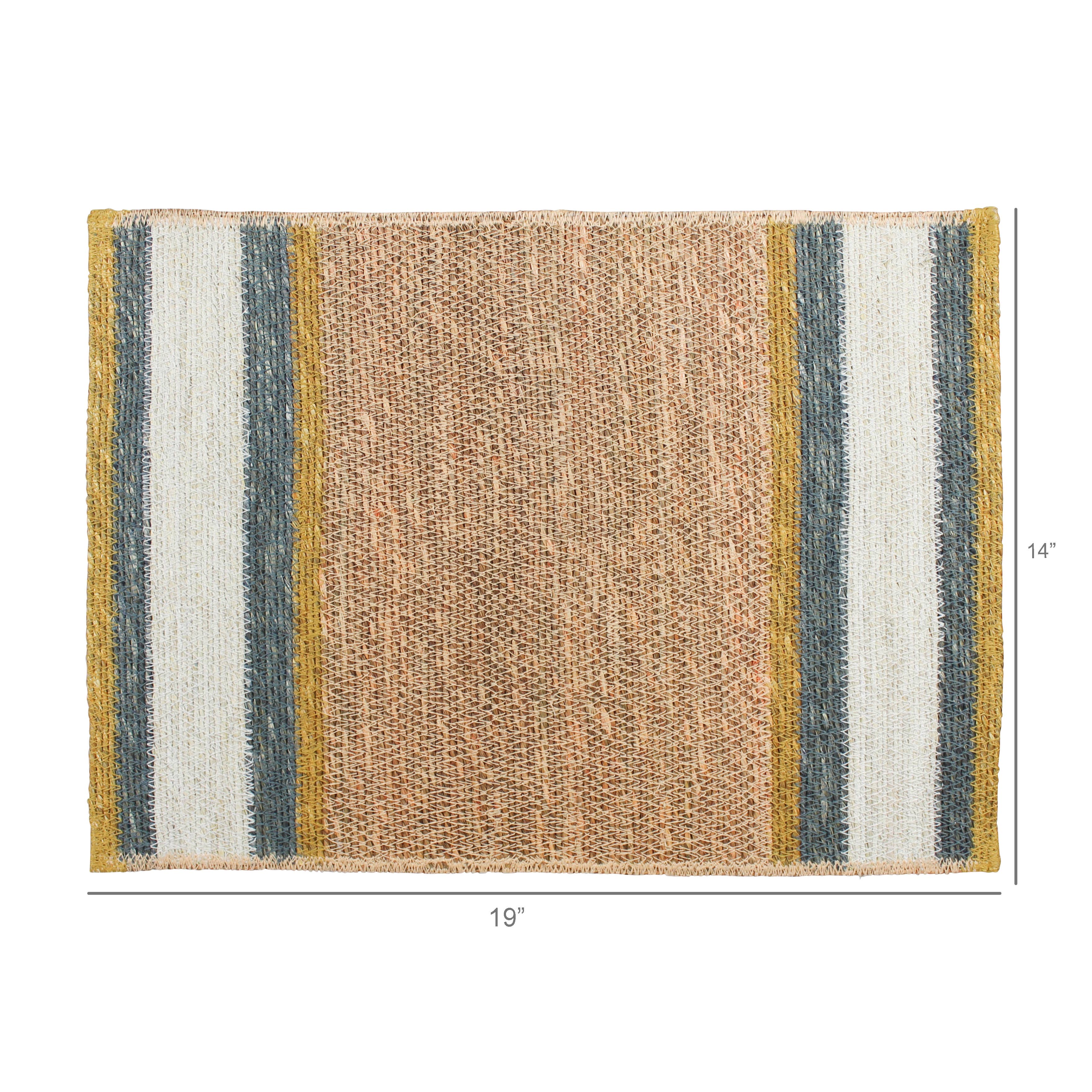 Blue Seagrass Placemat (s/4)