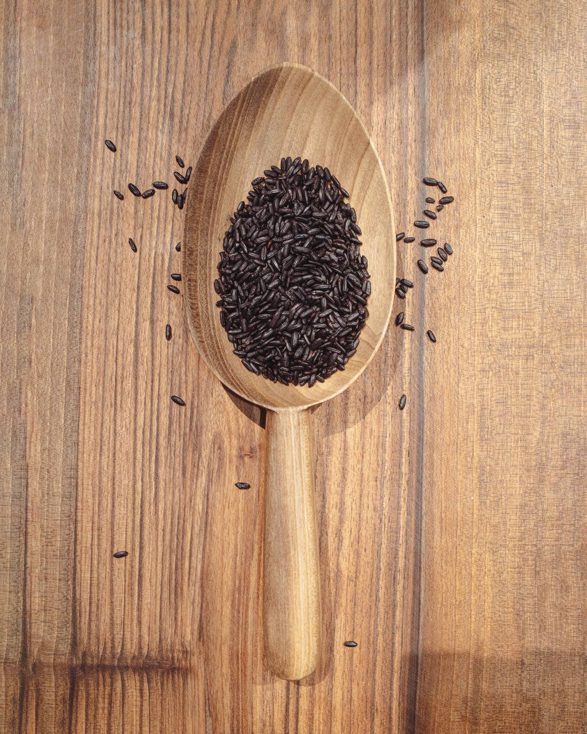 Walnut Scoop Spoon Set
