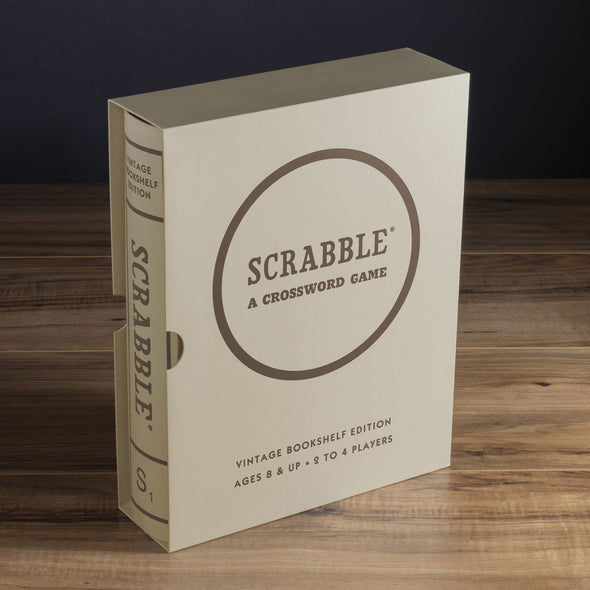 Vintage Scrabble Bookshelf Edition