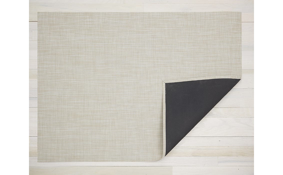 Basketweave Floor Mat Rugs Chilewich 23" x 36" Khaki 