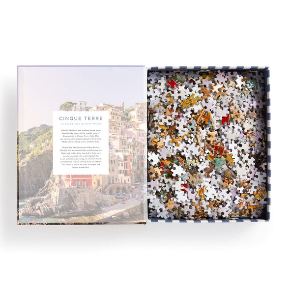 Book Box Gray Malin Cinque Terre 1000 Piece Puzzle