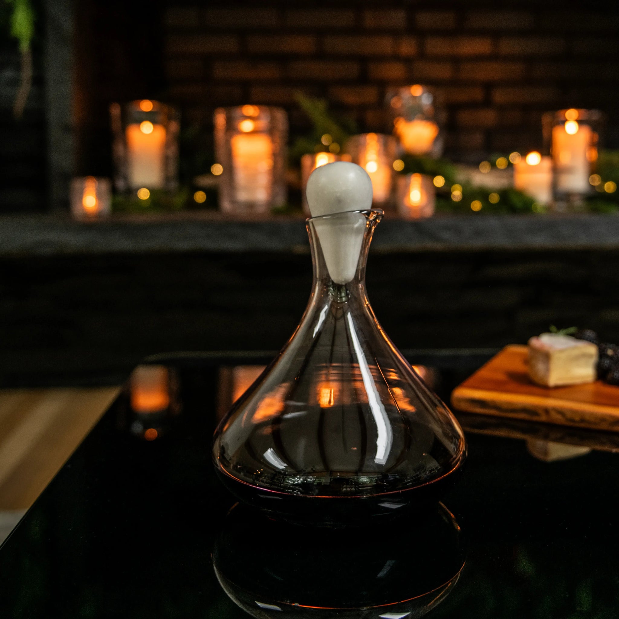 Vintner Wine Decanter with Marble Stopper