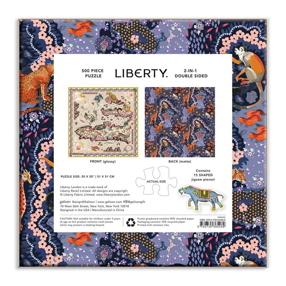 Liberty London Maxine 500 Piece Double Side Puzzle