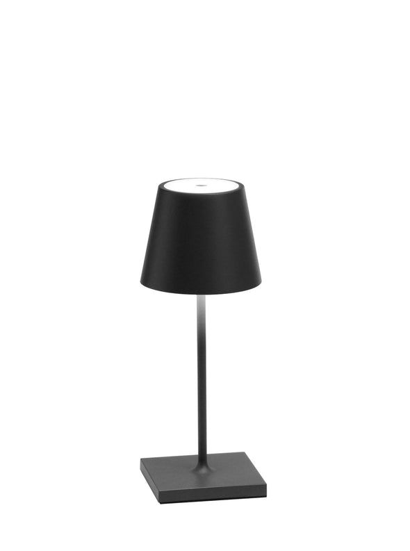 Poldina Pro Mini Table Lamp Lighting Zafferano America Dark Grey  