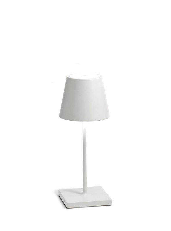 Poldina Pro Mini Table Lamp Lighting Zafferano America White  