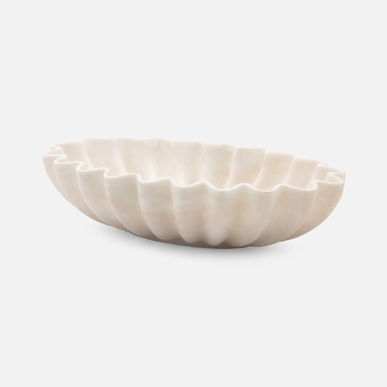 Darci Marble Bowl Home Decor Made Goods 22"L X 12"W X 5"H  