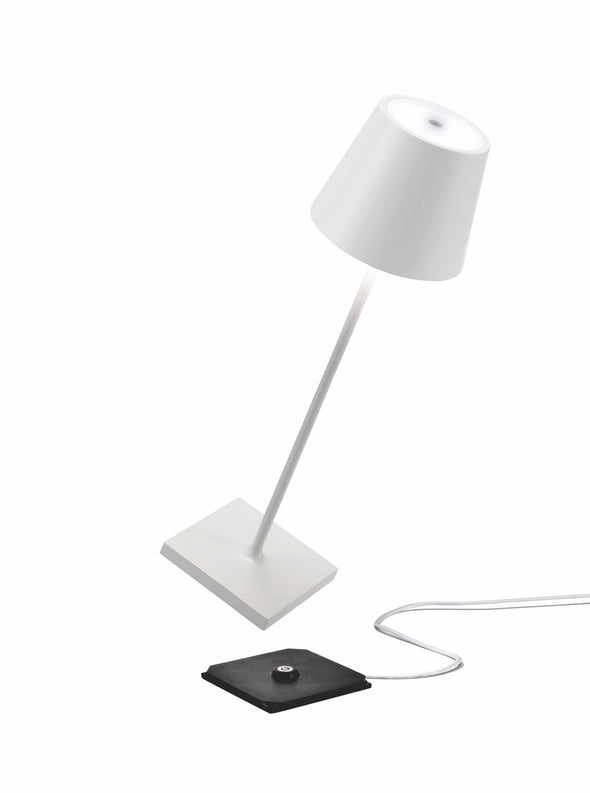 Poldina Pro Table Lamp Lighting Zafferano America White  