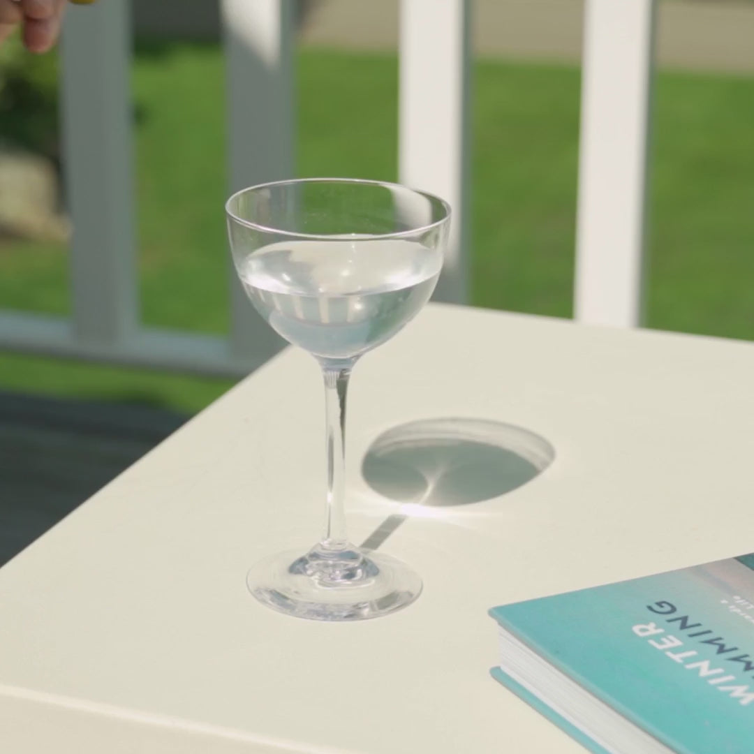 Load video: Vintner Nick &amp; Nora Glass Set