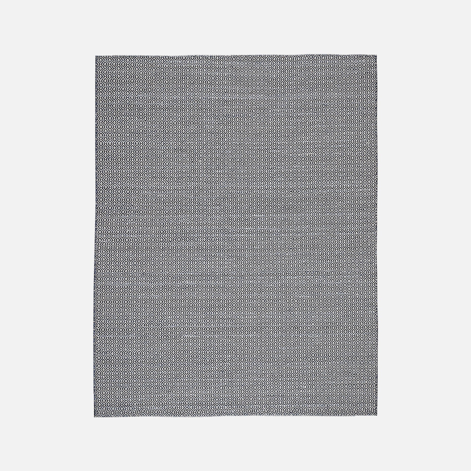 Manolo Outdoor Rug Rugs Made Goods Navy/Ivory 96"L x 120"W 