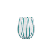 Nuovo Stripe Stemless Wine Glass - INDIVIDUAL