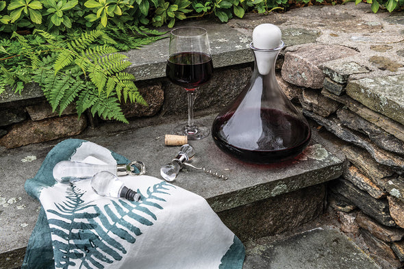 Vintner Wine Decanter with Marble Stopper