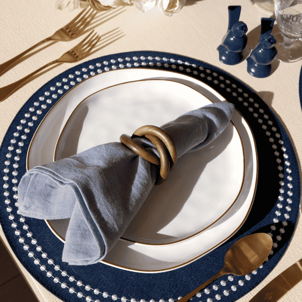 Wooden Interlock Napkin Ring