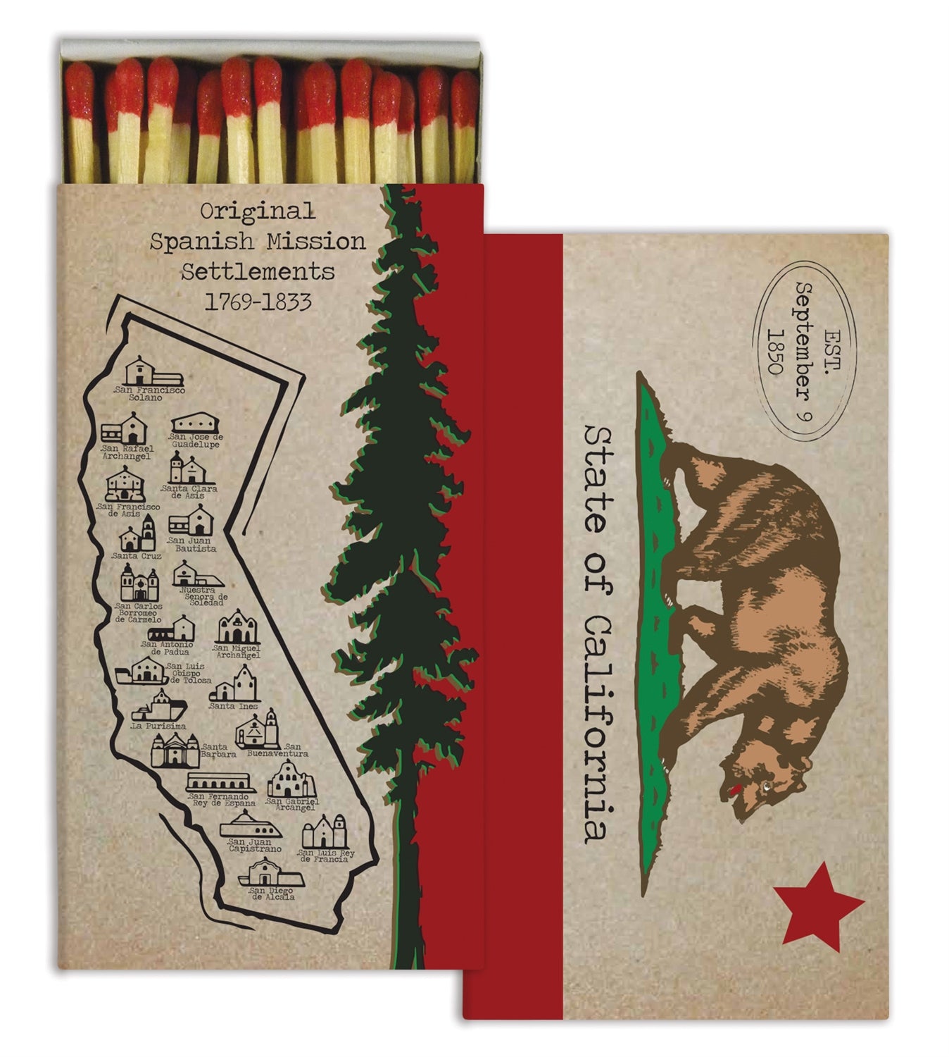 California Matches Bath/Body/Home Fragrance HomArt   
