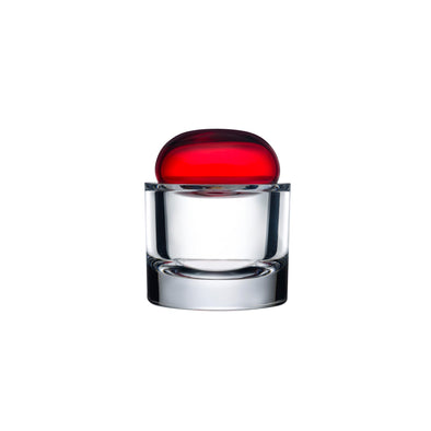Ecrin Storage Box Home Decor Nude Glass Small Red 