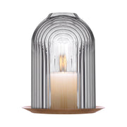 Ilo Candle Holders Home Decor Nude Glass   