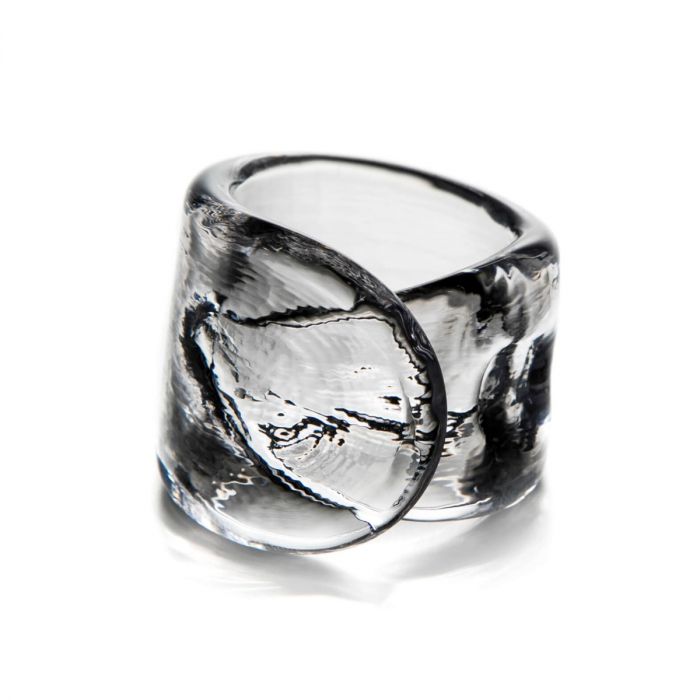 Ascutney Napkin Ring Table Linens Simon Pearce   